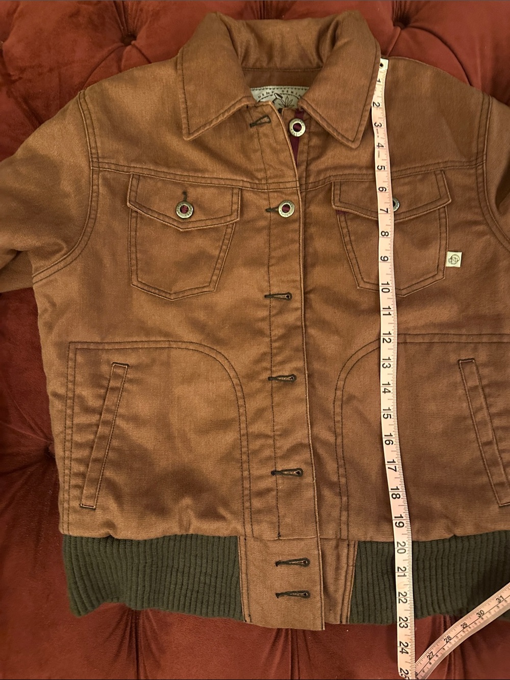 Patagonia Hemp Brown/Clay Women's Trucker Jacket NW/OT Women’s M - Picture 8 of 8